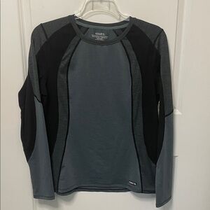 Haut D'équitation Kerrits Balance Base Layer – Manches Longues Rayé – Taille S – Occasion